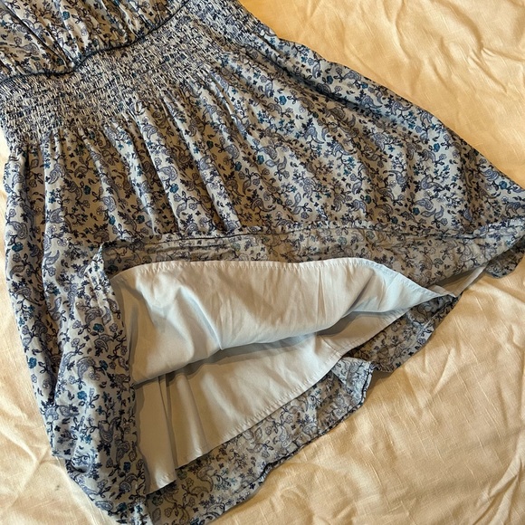 Old Navy | Blue Paisley Cottage-core Mini Dress - Picture 9 of 10